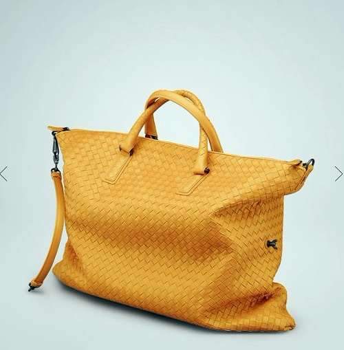 Bottega Veneta Lambskin Bag 8306 yellow